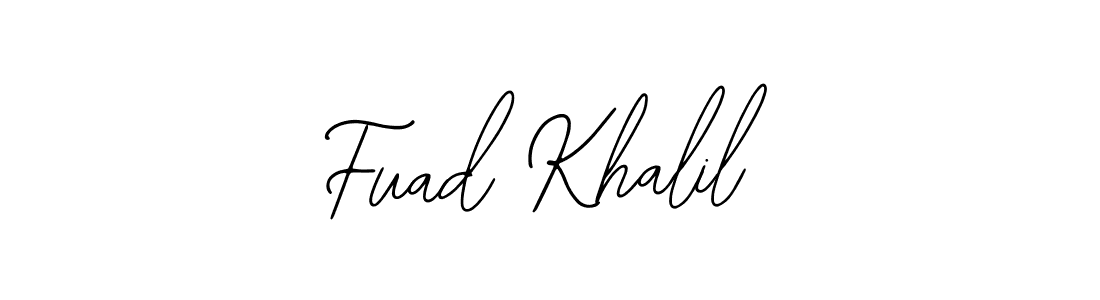 Create a beautiful signature design for name Fuad Khalil. With this signature (Bearetta-2O07w) fonts, you can make a handwritten signature for free. Fuad Khalil signature style 12 images and pictures png