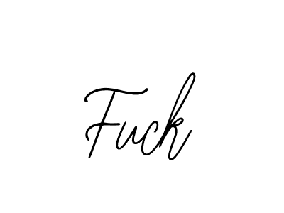Design your own signature with our free online signature maker. With this signature software, you can create a handwritten (Bearetta-2O07w) signature for name Fuck. Fuck signature style 12 images and pictures png