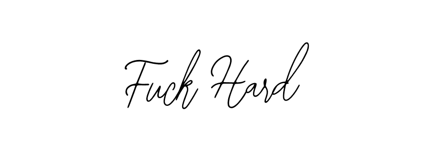 Also we have Fuck Hard name is the best signature style. Create professional handwritten signature collection using Bearetta-2O07w autograph style. Fuck Hard signature style 12 images and pictures png