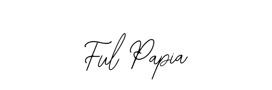 Make a beautiful signature design for name Ful Papia. Use this online signature maker to create a handwritten signature for free. Ful Papia signature style 12 images and pictures png