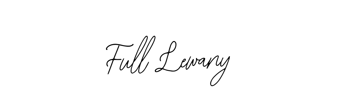 Full Lewany stylish signature style. Best Handwritten Sign (Bearetta-2O07w) for my name. Handwritten Signature Collection Ideas for my name Full Lewany. Full Lewany signature style 12 images and pictures png