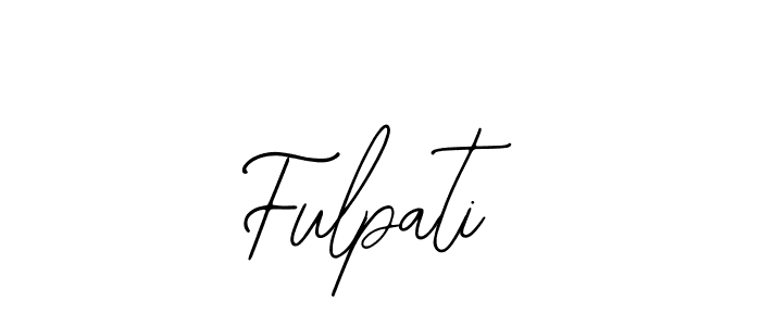 Use a signature maker to create a handwritten signature online. With this signature software, you can design (Bearetta-2O07w) your own signature for name Fulpati. Fulpati signature style 12 images and pictures png