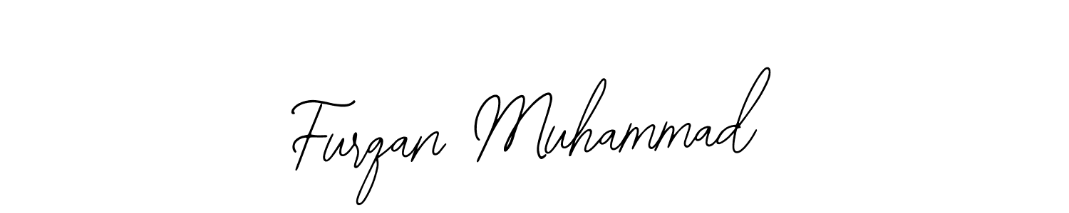 Use a signature maker to create a handwritten signature online. With this signature software, you can design (Bearetta-2O07w) your own signature for name Furqan Muhammad. Furqan Muhammad signature style 12 images and pictures png