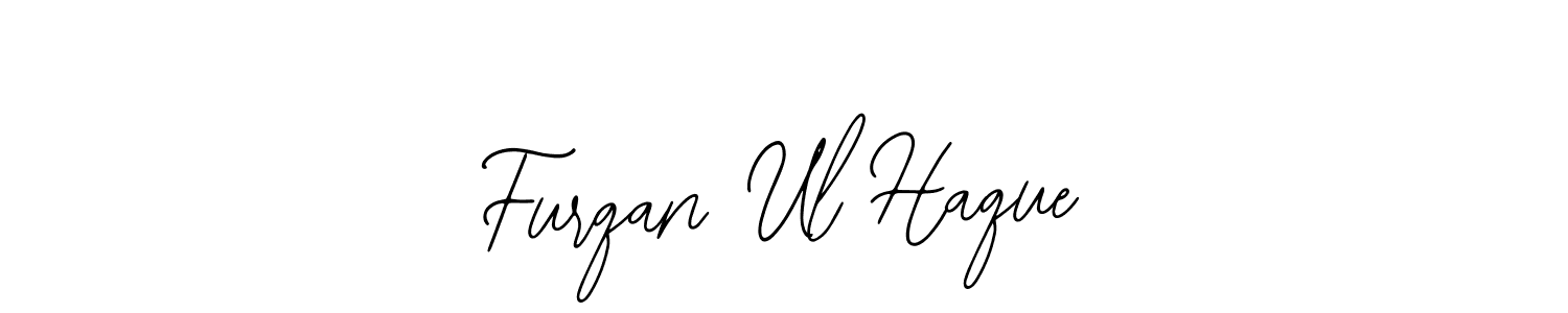 Similarly Bearetta-2O07w is the best handwritten signature design. Signature creator online .You can use it as an online autograph creator for name Furqan Ul Haque. Furqan Ul Haque signature style 12 images and pictures png