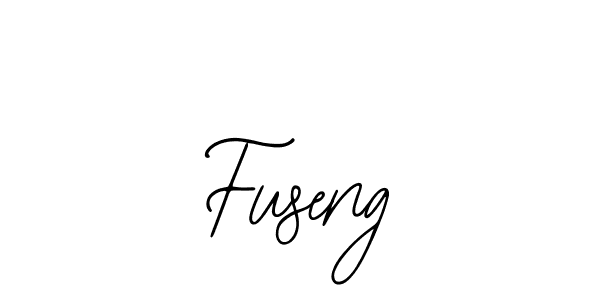 You should practise on your own different ways (Bearetta-2O07w) to write your name (Fuseng) in signature. don't let someone else do it for you. Fuseng signature style 12 images and pictures png