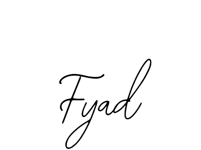 How to make Fyad name signature. Use Bearetta-2O07w style for creating short signs online. This is the latest handwritten sign. Fyad signature style 12 images and pictures png