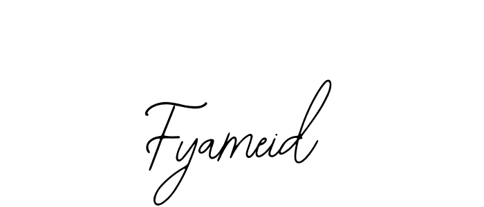 if you are searching for the best signature style for your name Fyameid. so please give up your signature search. here we have designed multiple signature styles  using Bearetta-2O07w. Fyameid signature style 12 images and pictures png