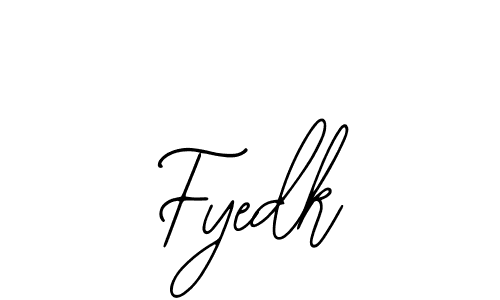 Create a beautiful signature design for name Fyedk. With this signature (Bearetta-2O07w) fonts, you can make a handwritten signature for free. Fyedk signature style 12 images and pictures png