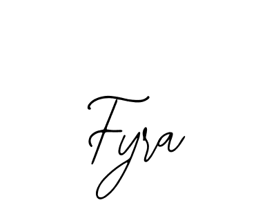How to make Fyra signature? Bearetta-2O07w is a professional autograph style. Create handwritten signature for Fyra name. Fyra signature style 12 images and pictures png