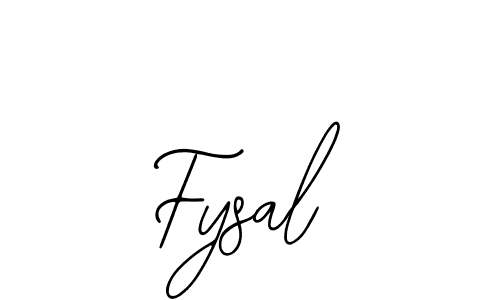How to make Fysal signature? Bearetta-2O07w is a professional autograph style. Create handwritten signature for Fysal name. Fysal signature style 12 images and pictures png