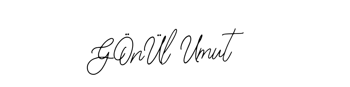 Make a beautiful signature design for name GÖnÜl Umut. With this signature (Bearetta-2O07w) style, you can create a handwritten signature for free. GÖnÜl Umut signature style 12 images and pictures png