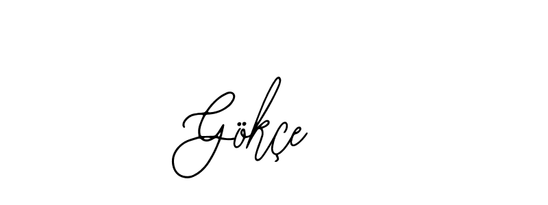 if you are searching for the best signature style for your name Gökçe . so please give up your signature search. here we have designed multiple signature styles  using Bearetta-2O07w. Gökçe  signature style 12 images and pictures png