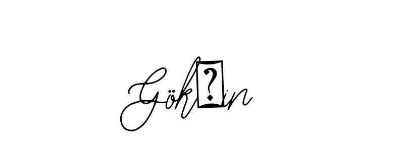 if you are searching for the best signature style for your name Gökşin. so please give up your signature search. here we have designed multiple signature styles  using Bearetta-2O07w. Gökşin signature style 12 images and pictures png