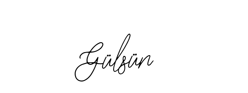 if you are searching for the best signature style for your name Gülsün. so please give up your signature search. here we have designed multiple signature styles  using Bearetta-2O07w. Gülsün signature style 12 images and pictures png