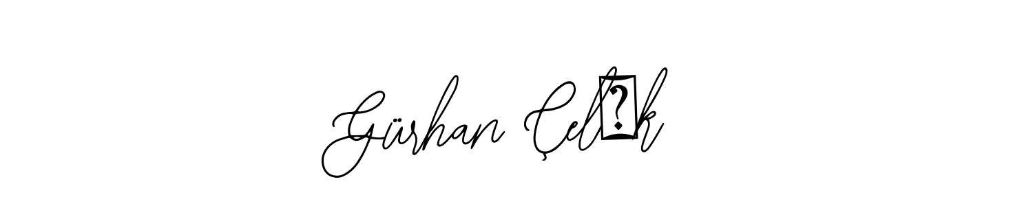 if you are searching for the best signature style for your name Gürhan Çelİk. so please give up your signature search. here we have designed multiple signature styles  using Bearetta-2O07w. Gürhan Çelİk signature style 12 images and pictures png