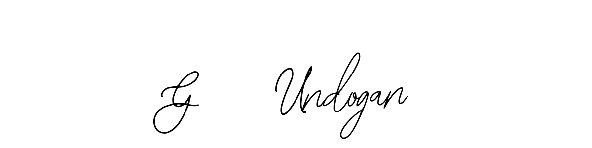 You should practise on your own different ways (Bearetta-2O07w) to write your name (G    Undogan) in signature. don't let someone else do it for you. G    Undogan signature style 12 images and pictures png