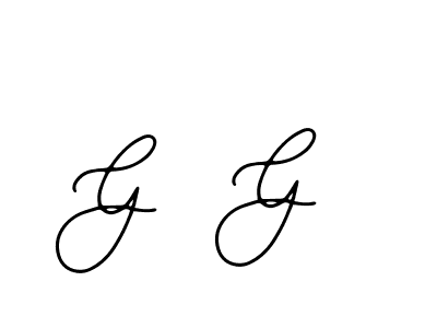 You should practise on your own different ways (Bearetta-2O07w) to write your name (G  G) in signature. don't let someone else do it for you. G  G signature style 12 images and pictures png
