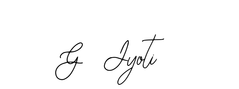 G  Jyoti stylish signature style. Best Handwritten Sign (Bearetta-2O07w) for my name. Handwritten Signature Collection Ideas for my name G  Jyoti. G  Jyoti signature style 12 images and pictures png