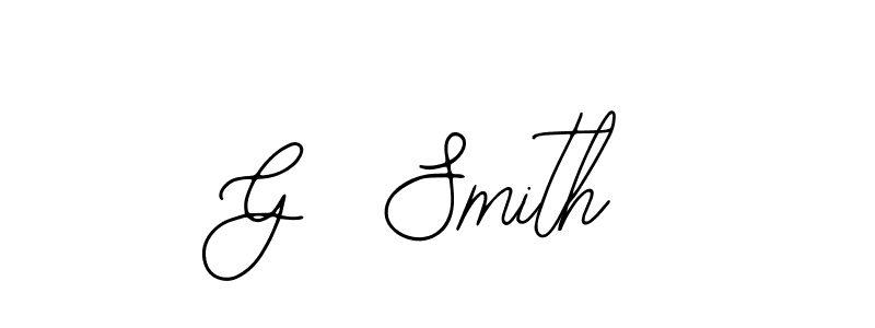 How to make G  Smith signature? Bearetta-2O07w is a professional autograph style. Create handwritten signature for G  Smith name. G  Smith signature style 12 images and pictures png