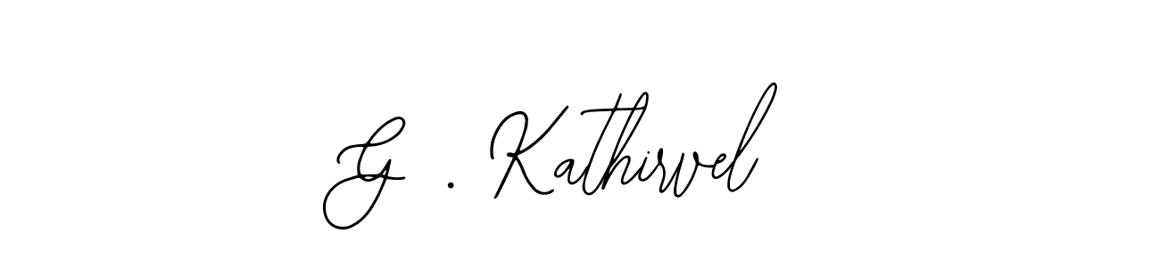 Create a beautiful signature design for name G . Kathirvel. With this signature (Bearetta-2O07w) fonts, you can make a handwritten signature for free. G . Kathirvel signature style 12 images and pictures png