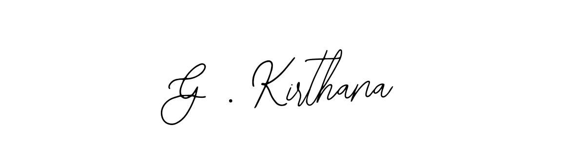 The best way (Bearetta-2O07w) to make a short signature is to pick only two or three words in your name. The name G . Kirthana include a total of six letters. For converting this name. G . Kirthana signature style 12 images and pictures png