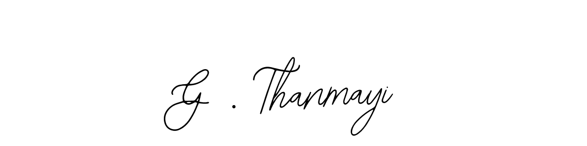 The best way (Bearetta-2O07w) to make a short signature is to pick only two or three words in your name. The name G . Thanmayi include a total of six letters. For converting this name. G . Thanmayi signature style 12 images and pictures png