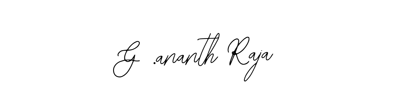 Also we have G .ananth Raja name is the best signature style. Create professional handwritten signature collection using Bearetta-2O07w autograph style. G .ananth Raja signature style 12 images and pictures png