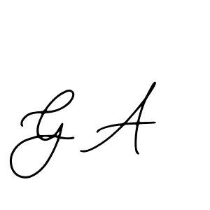 Make a beautiful signature design for name G A. Use this online signature maker to create a handwritten signature for free. G A signature style 12 images and pictures png