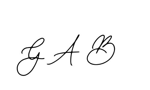 Create a beautiful signature design for name G A B. With this signature (Bearetta-2O07w) fonts, you can make a handwritten signature for free. G A B signature style 12 images and pictures png