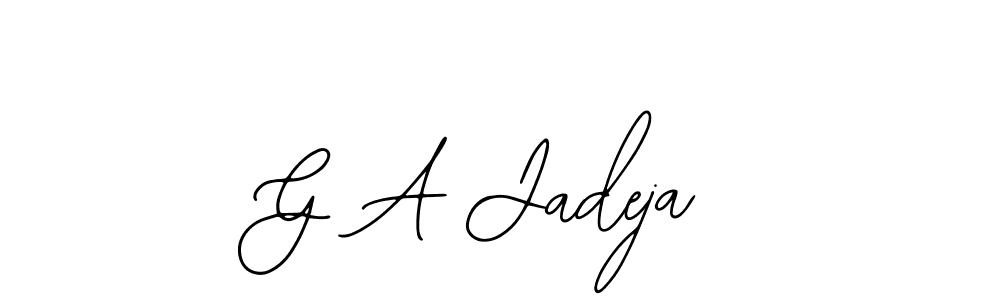 You can use this online signature creator to create a handwritten signature for the name G A Jadeja. This is the best online autograph maker. G A Jadeja signature style 12 images and pictures png