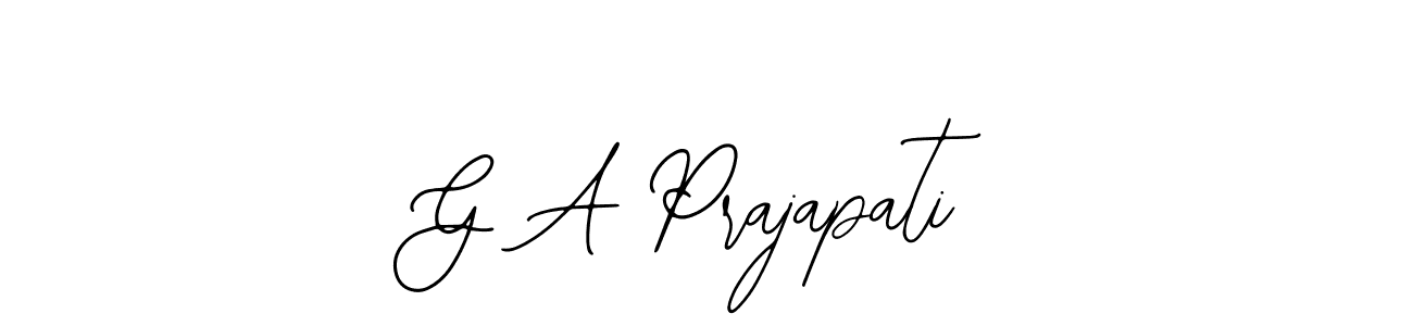 Make a beautiful signature design for name G A Prajapati. Use this online signature maker to create a handwritten signature for free. G A Prajapati signature style 12 images and pictures png