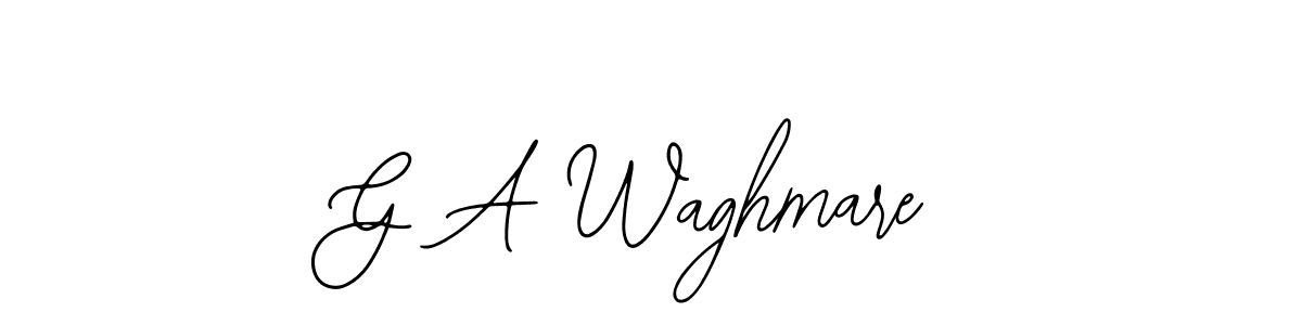 Make a beautiful signature design for name G A Waghmare. Use this online signature maker to create a handwritten signature for free. G A Waghmare signature style 12 images and pictures png