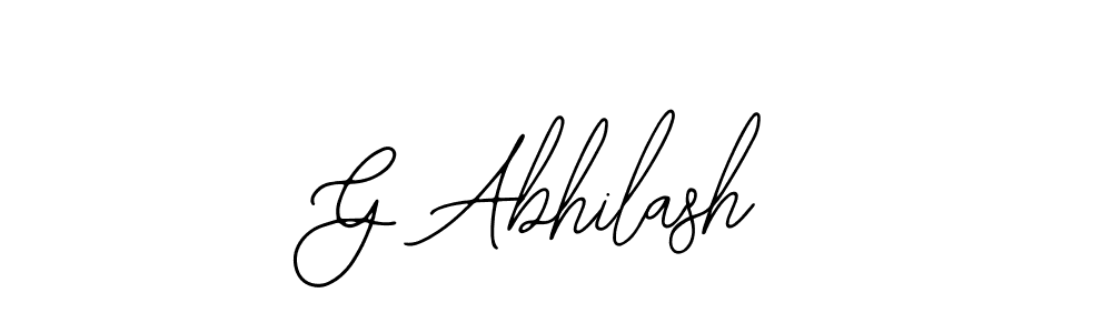 Make a beautiful signature design for name G Abhilash. With this signature (Bearetta-2O07w) style, you can create a handwritten signature for free. G Abhilash signature style 12 images and pictures png