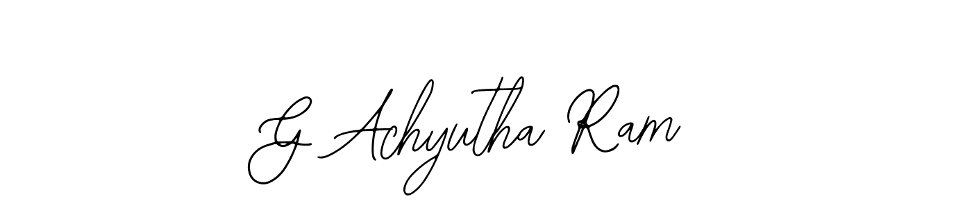 Make a beautiful signature design for name G Achyutha Ram. Use this online signature maker to create a handwritten signature for free. G Achyutha Ram signature style 12 images and pictures png