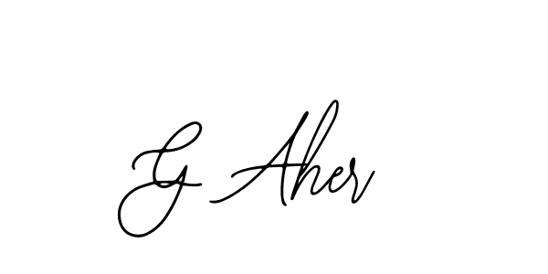 See photos of G Aher official signature by Spectra . Check more albums & portfolios. Read reviews & check more about Bearetta-2O07w font. G Aher signature style 12 images and pictures png