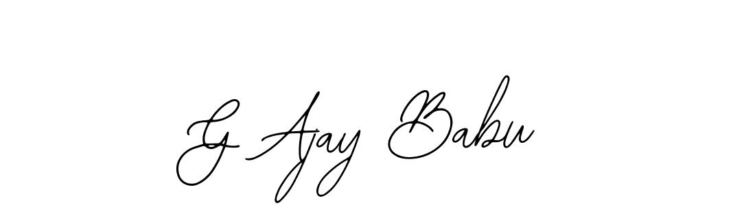 Make a beautiful signature design for name G Ajay Babu. With this signature (Bearetta-2O07w) style, you can create a handwritten signature for free. G Ajay Babu signature style 12 images and pictures png
