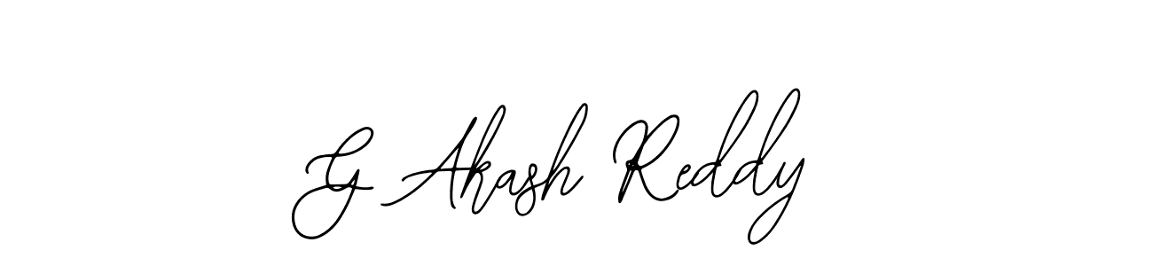 Also we have G Akash Reddy name is the best signature style. Create professional handwritten signature collection using Bearetta-2O07w autograph style. G Akash Reddy signature style 12 images and pictures png