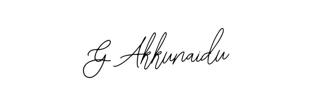 Make a beautiful signature design for name G Akkunaidu. With this signature (Bearetta-2O07w) style, you can create a handwritten signature for free. G Akkunaidu signature style 12 images and pictures png