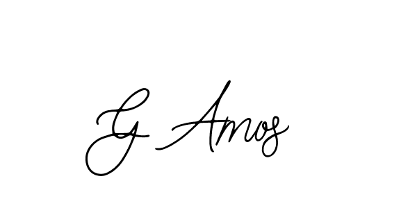 Create a beautiful signature design for name G Amos. With this signature (Bearetta-2O07w) fonts, you can make a handwritten signature for free. G Amos signature style 12 images and pictures png