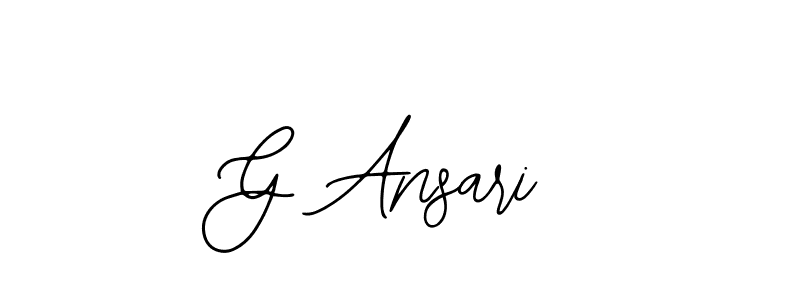 You can use this online signature creator to create a handwritten signature for the name G Ansari. This is the best online autograph maker. G Ansari signature style 12 images and pictures png