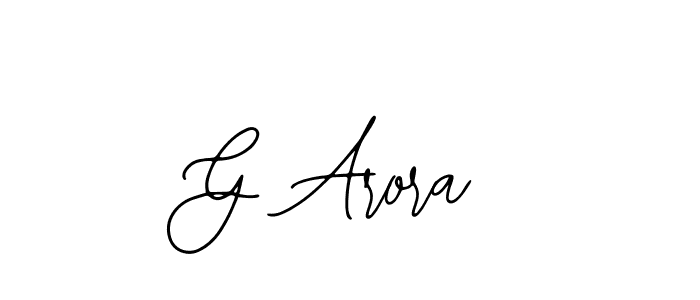 Also You can easily find your signature by using the search form. We will create G Arora name handwritten signature images for you free of cost using Bearetta-2O07w sign style. G Arora signature style 12 images and pictures png