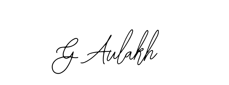 How to make G Aulakh signature? Bearetta-2O07w is a professional autograph style. Create handwritten signature for G Aulakh name. G Aulakh signature style 12 images and pictures png