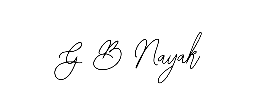 Make a beautiful signature design for name G B Nayak. Use this online signature maker to create a handwritten signature for free. G B Nayak signature style 12 images and pictures png