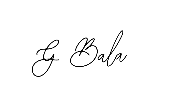 Make a beautiful signature design for name G Bala. With this signature (Bearetta-2O07w) style, you can create a handwritten signature for free. G Bala signature style 12 images and pictures png