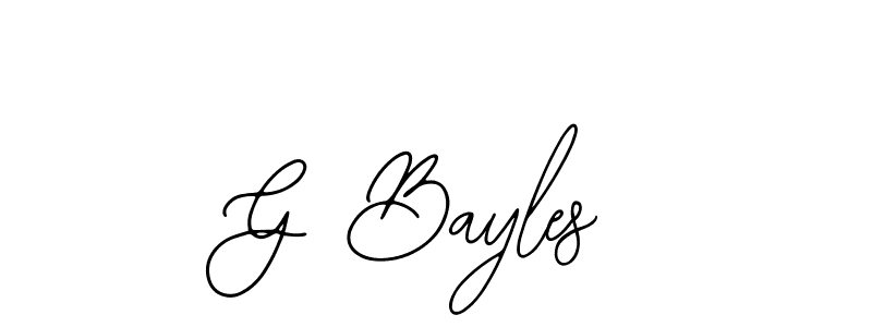 It looks lik you need a new signature style for name G Bayles. Design unique handwritten (Bearetta-2O07w) signature with our free signature maker in just a few clicks. G Bayles signature style 12 images and pictures png