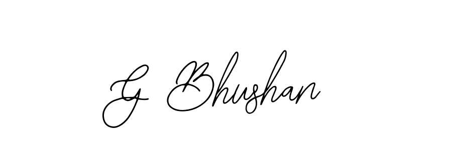 Here are the top 10 professional signature styles for the name G Bhushan. These are the best autograph styles you can use for your name. G Bhushan signature style 12 images and pictures png