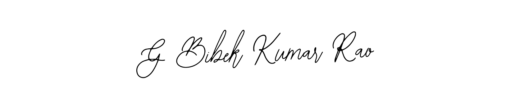 It looks lik you need a new signature style for name G Bibek Kumar Rao. Design unique handwritten (Bearetta-2O07w) signature with our free signature maker in just a few clicks. G Bibek Kumar Rao signature style 12 images and pictures png