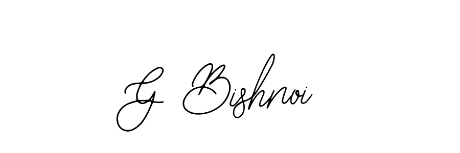 Create a beautiful signature design for name G Bishnoi. With this signature (Bearetta-2O07w) fonts, you can make a handwritten signature for free. G Bishnoi signature style 12 images and pictures png