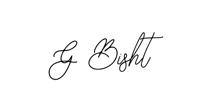 G Bisht stylish signature style. Best Handwritten Sign (Bearetta-2O07w) for my name. Handwritten Signature Collection Ideas for my name G Bisht. G Bisht signature style 12 images and pictures png