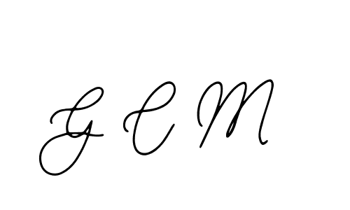 The best way (Bearetta-2O07w) to make a short signature is to pick only two or three words in your name. The name G C M include a total of six letters. For converting this name. G C M signature style 12 images and pictures png